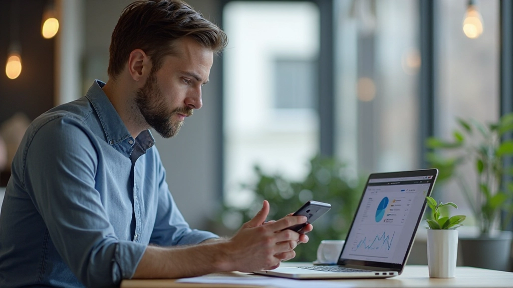 Mobiel apparaat met prestatiemetriek grafieken en optimalisatiestatistieken