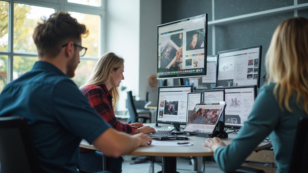 ResponsiveFlow B.V. team werkt aan adaptieve website projecten